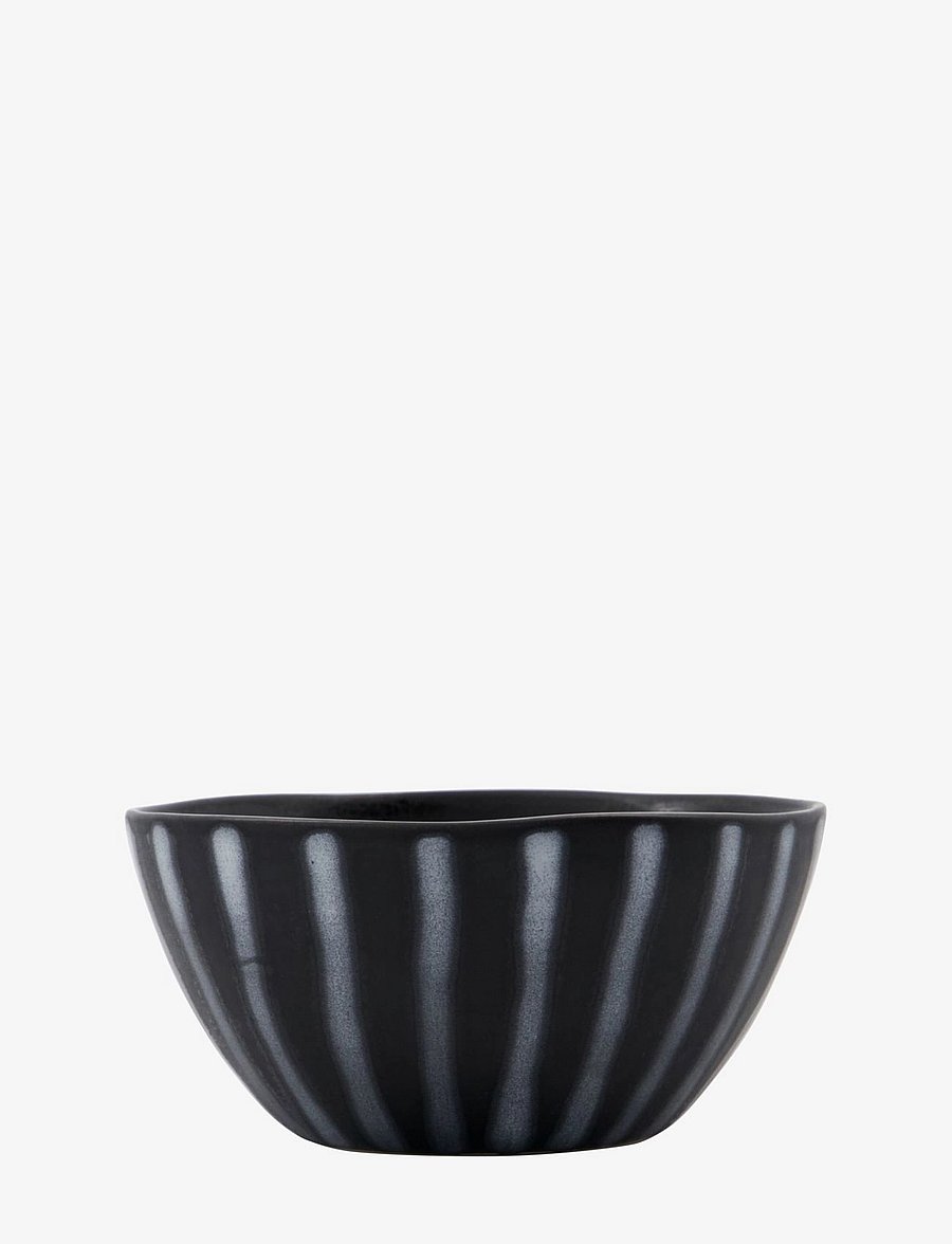 house doctor - Bowl, HDLine, Black, Brown - müslischalen - black/brown - 1