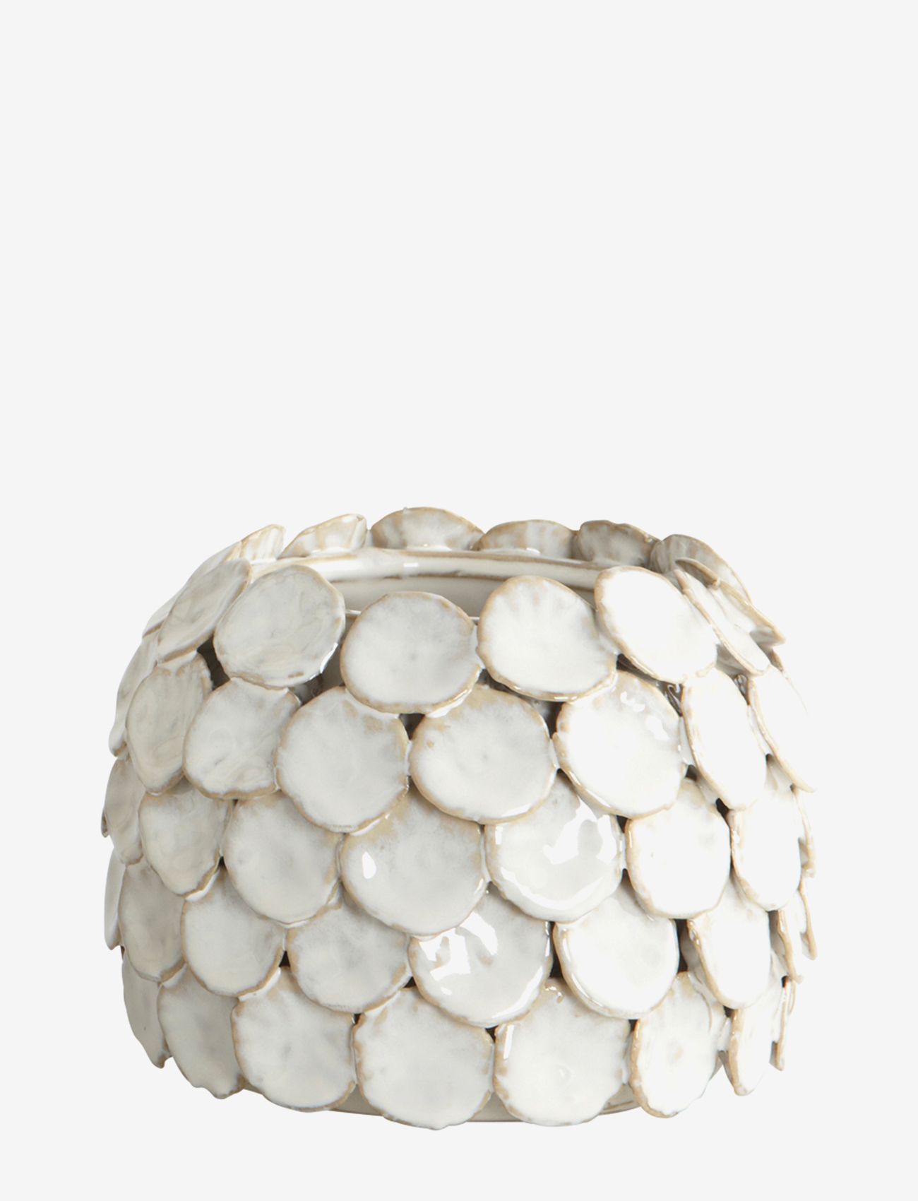 HOUSE DOCTOR Dot Vase Weiß - H10CM - Unisex