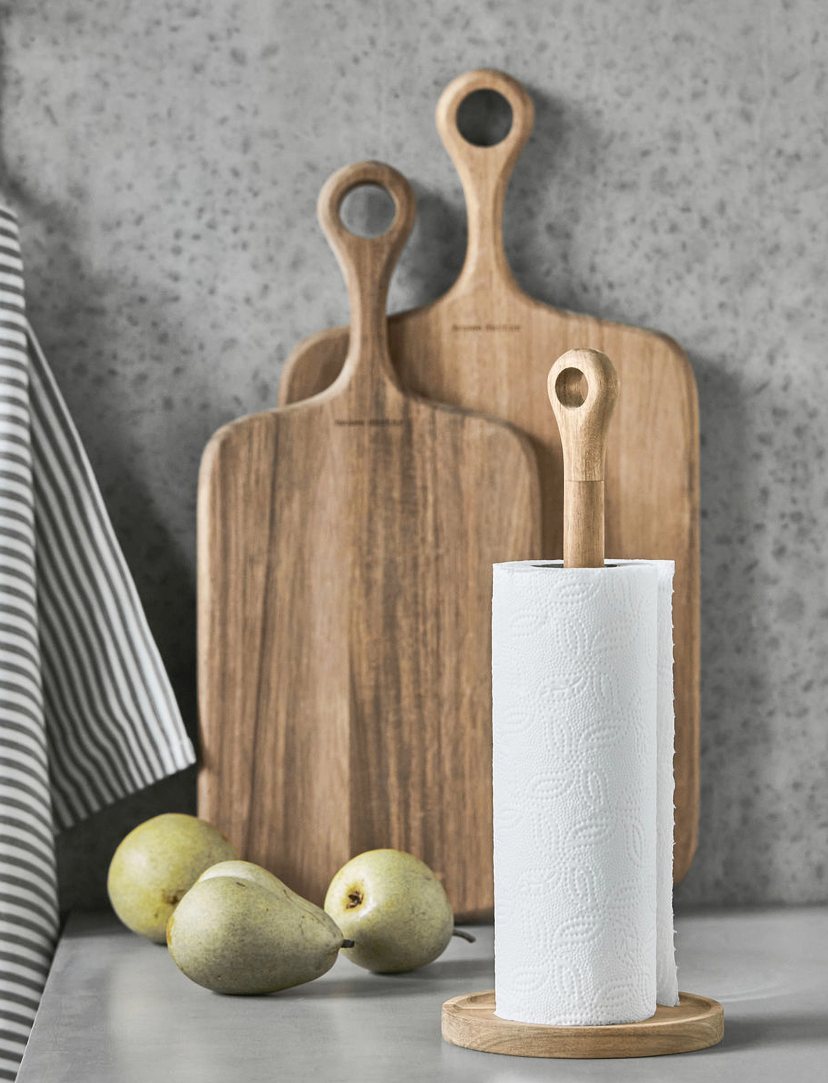 house doctor Køkkenrulleholder, Hdeya, Natur, 14X14X31 cm, Kitchen, Braun - Household Paperholder, Homeware