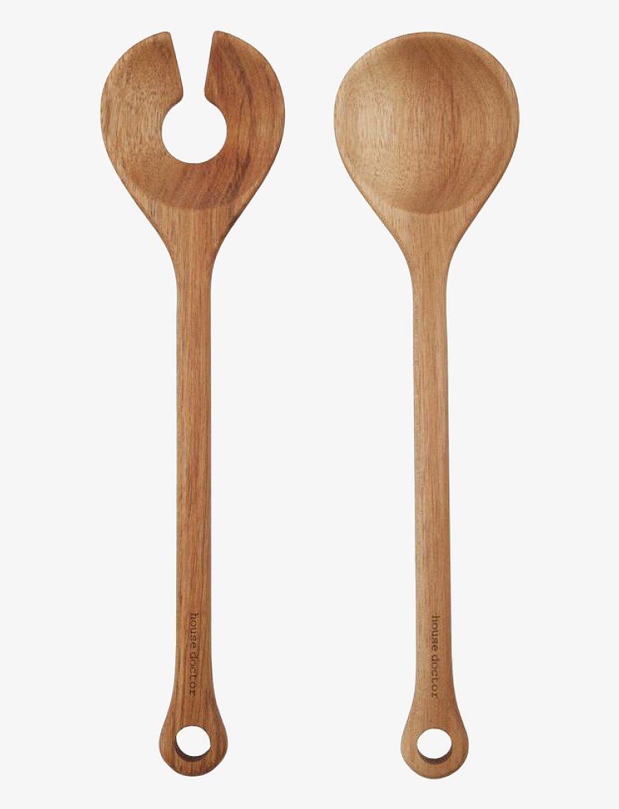 house doctor - Salad servers, HDEya, Nature - salatbesteck - nature - 1