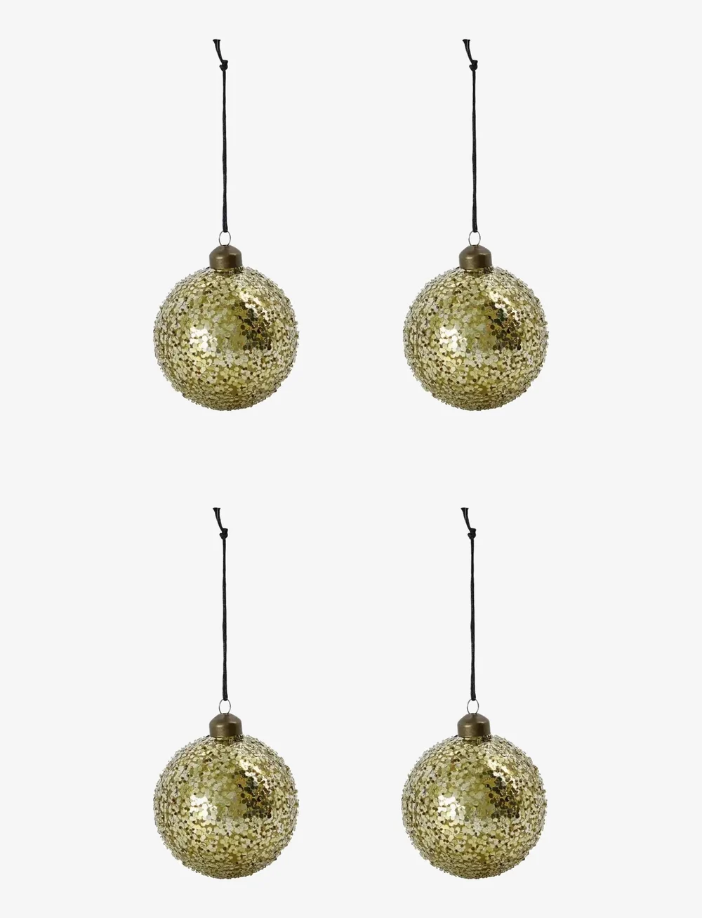 house doctor - Ornaments, HDChosen, Gold - joulupallot - guld - 0