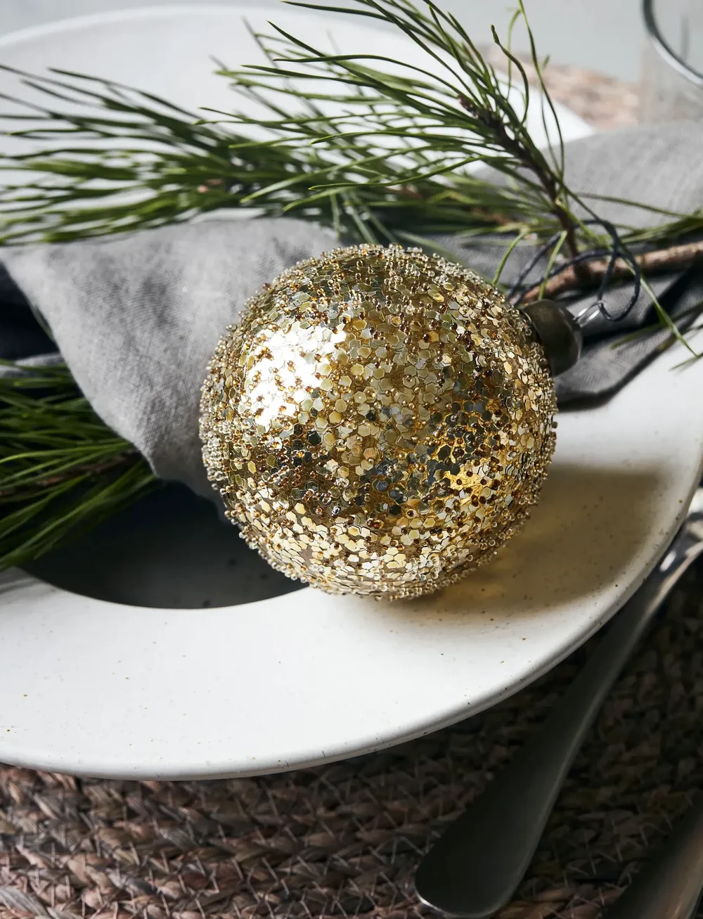 house doctor - Ornaments, HDChosen, Gold - joulupallot - guld - 3