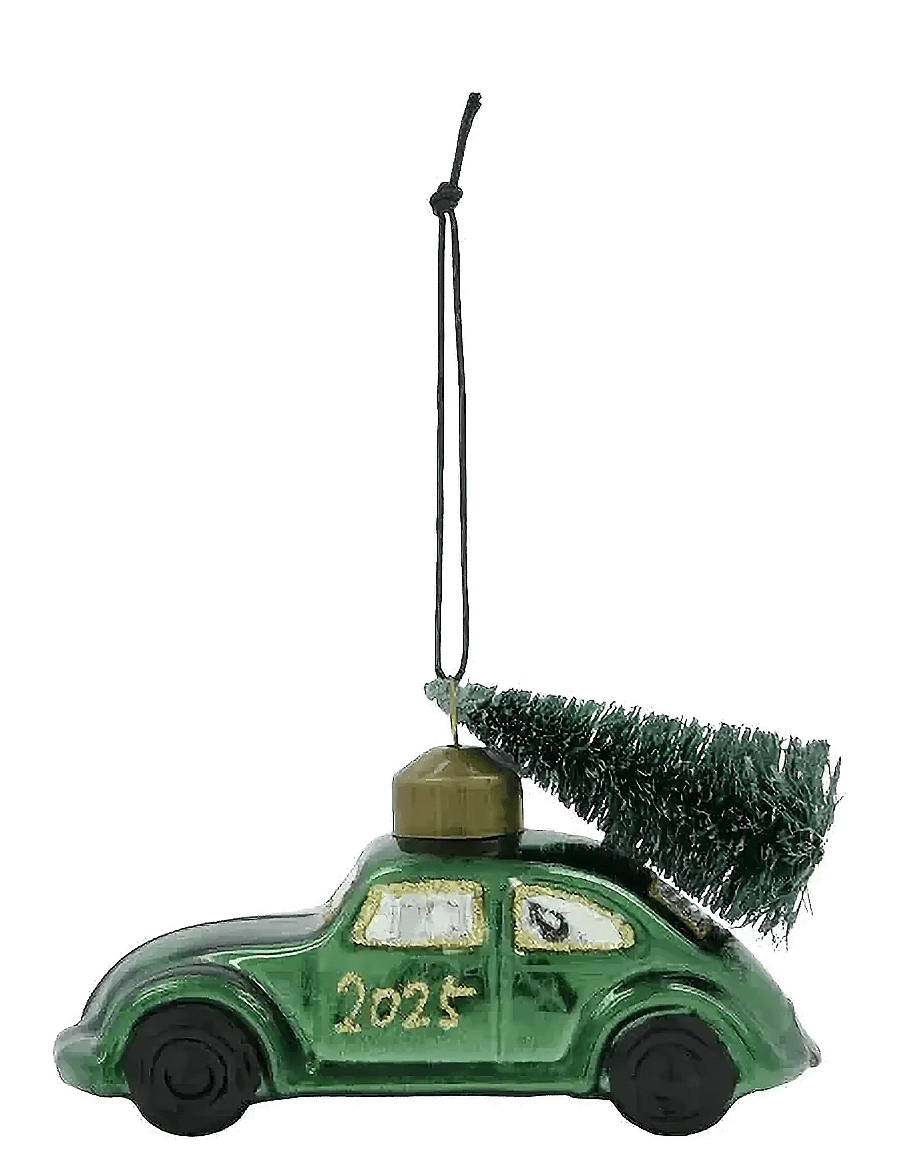 house doctor - Ornament, HDCar, Green;Gold - grÖn, guld - 1