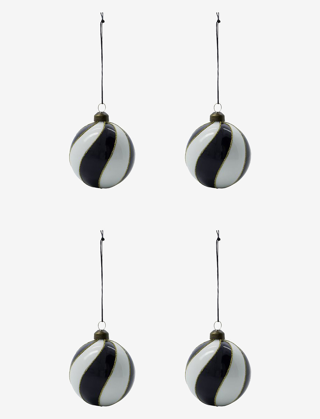 house doctor - Ornaments, HDCoil, Black/White - black/white - 0