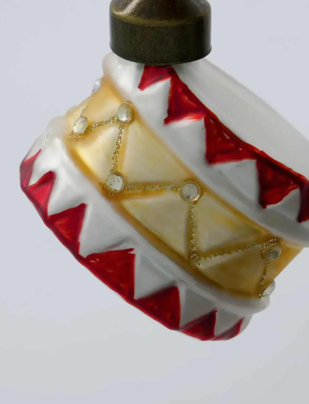 house doctor - Ornaments, HDTambur, Red;Gold - weihnachtskugeln - red/gold - 3