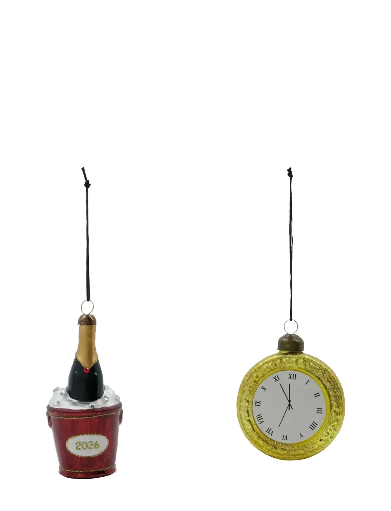 HOUSE DOCTOR Julepynt, Hdnewyear2025, Gylden Patterned - 7.5X7.5X11.3CM - Unisex