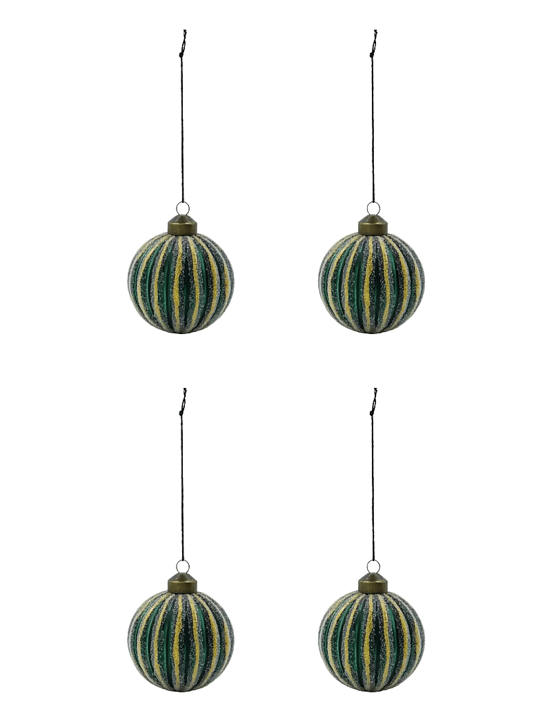 house doctor - Ornaments, HDFrost, Green - jõuluehted - grÖn - 0