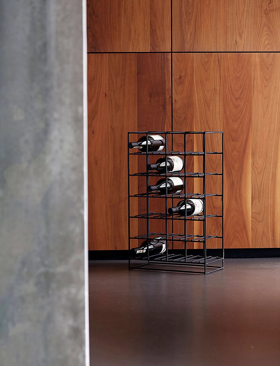house doctor - Wine rack, HD24, Black - hoiustamine ja riiulid - black - 2