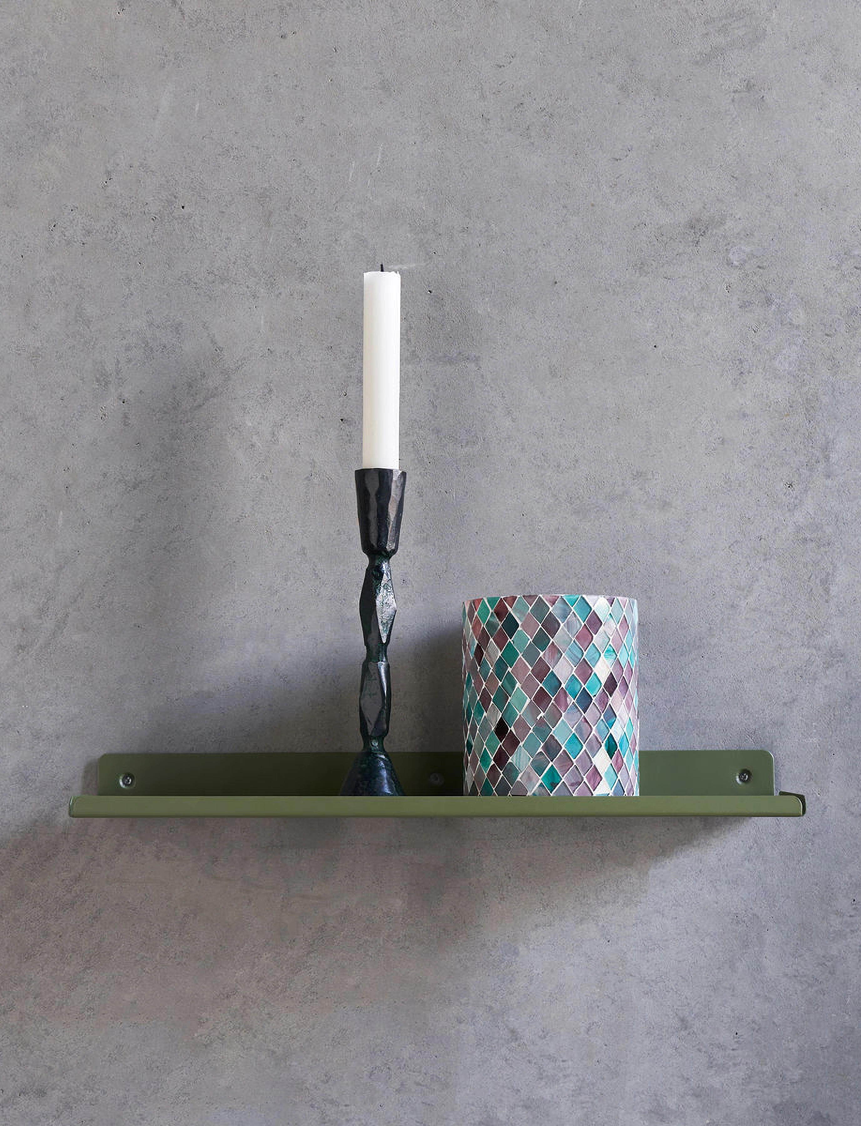 house doctor Hylde, Hdledge, Grøn, L43 cm, Furniture, Grün - Shelves, Homeware