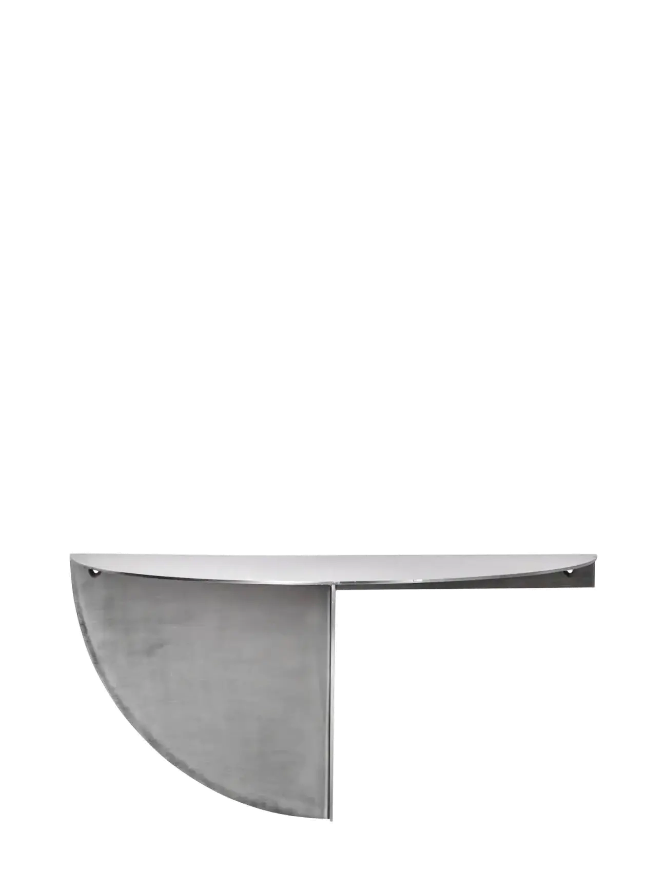 HOUSE DOCTOR Sidebord, Hdmega, Børstet Sølvfinish Silber - One Size - Unisex