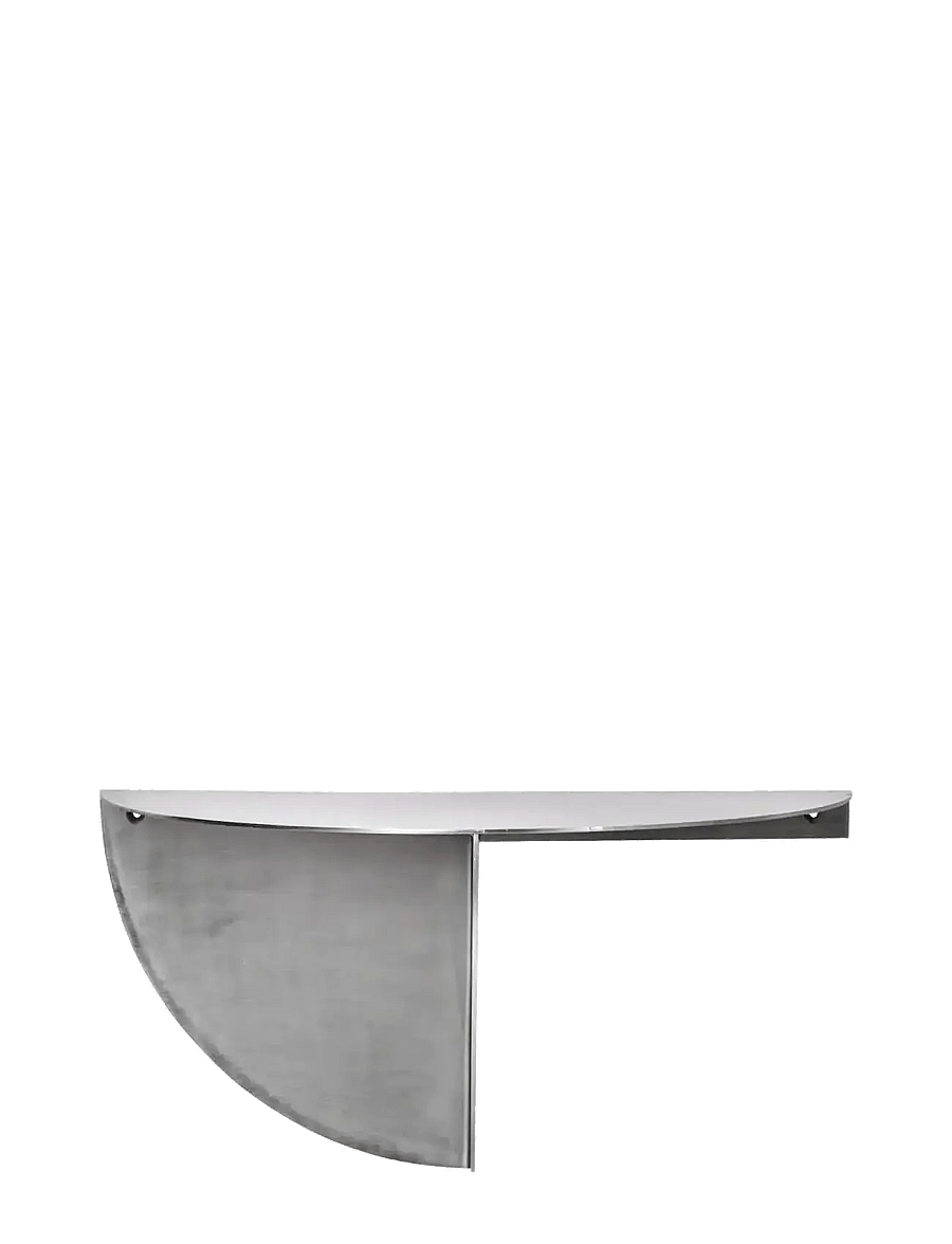 house doctor - Side table, HDMega, Brushed silver - lauad - brushed silver finish - 0