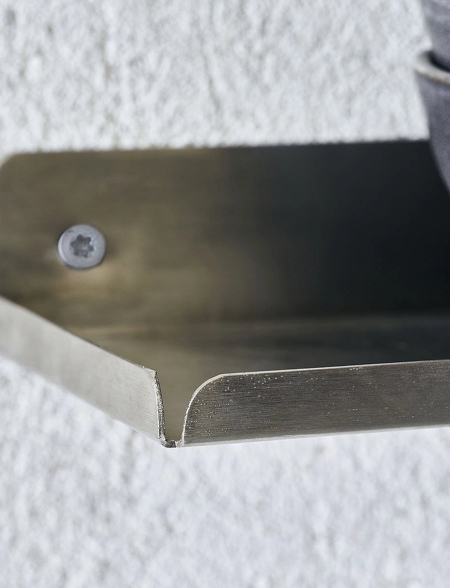house doctor - Shelf, HDLedge, Brushed silver - badezimmerverwahrung - brushed silver - 2