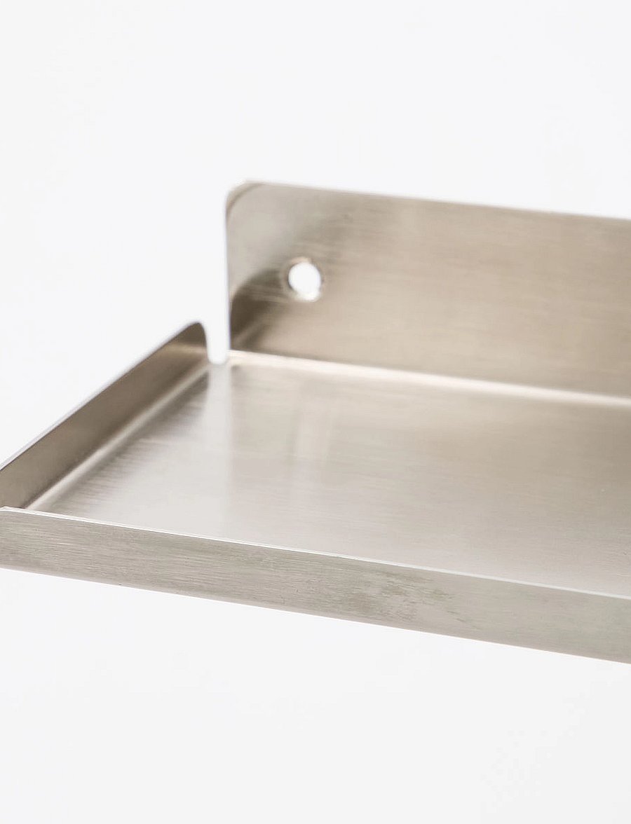 house doctor - Shelf, HDLedge, Brushed silver - badezimmerverwahrung - brushed silver - 3