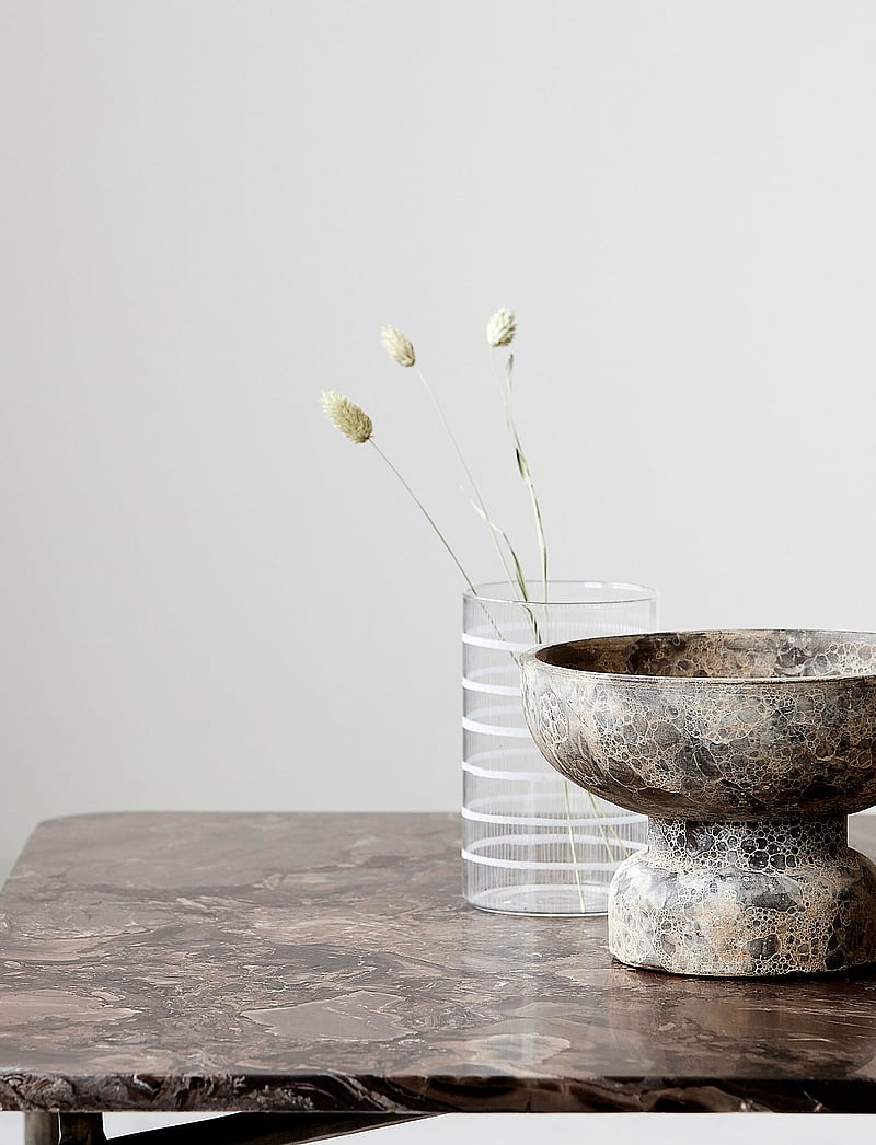 house doctor - Ancient Tealight holder - teeküünlahoidjad - grey/brown - 0