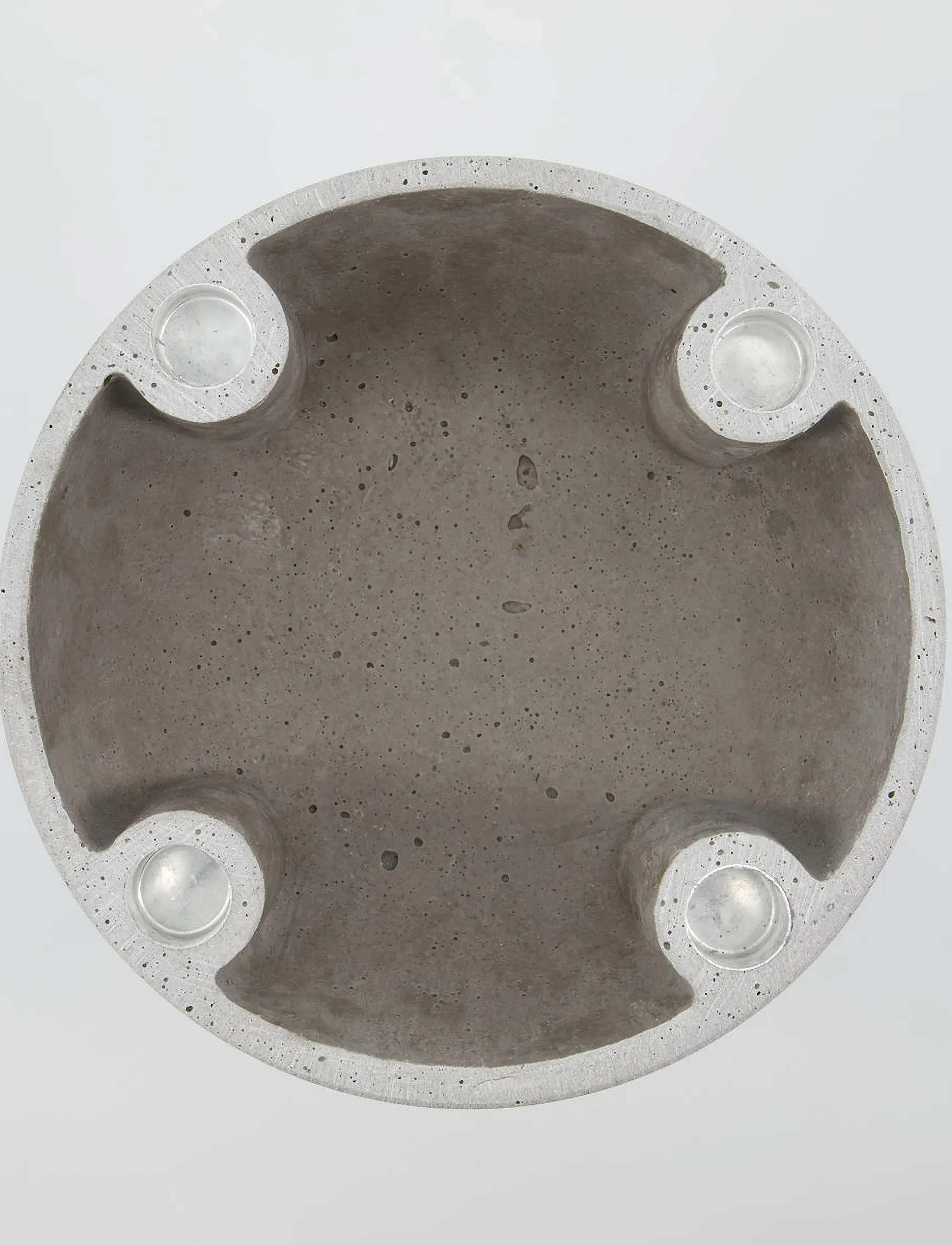 house doctor - Candle holder, HDMarb, Grey - grey - 5