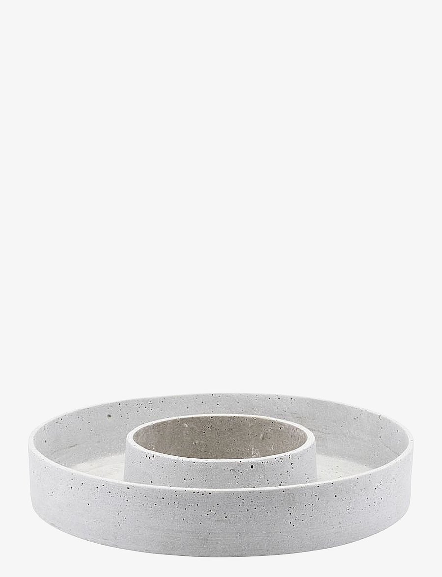 house doctor - Candle stand, HDThe Ring, Grey - küünlajalad - grey - 1