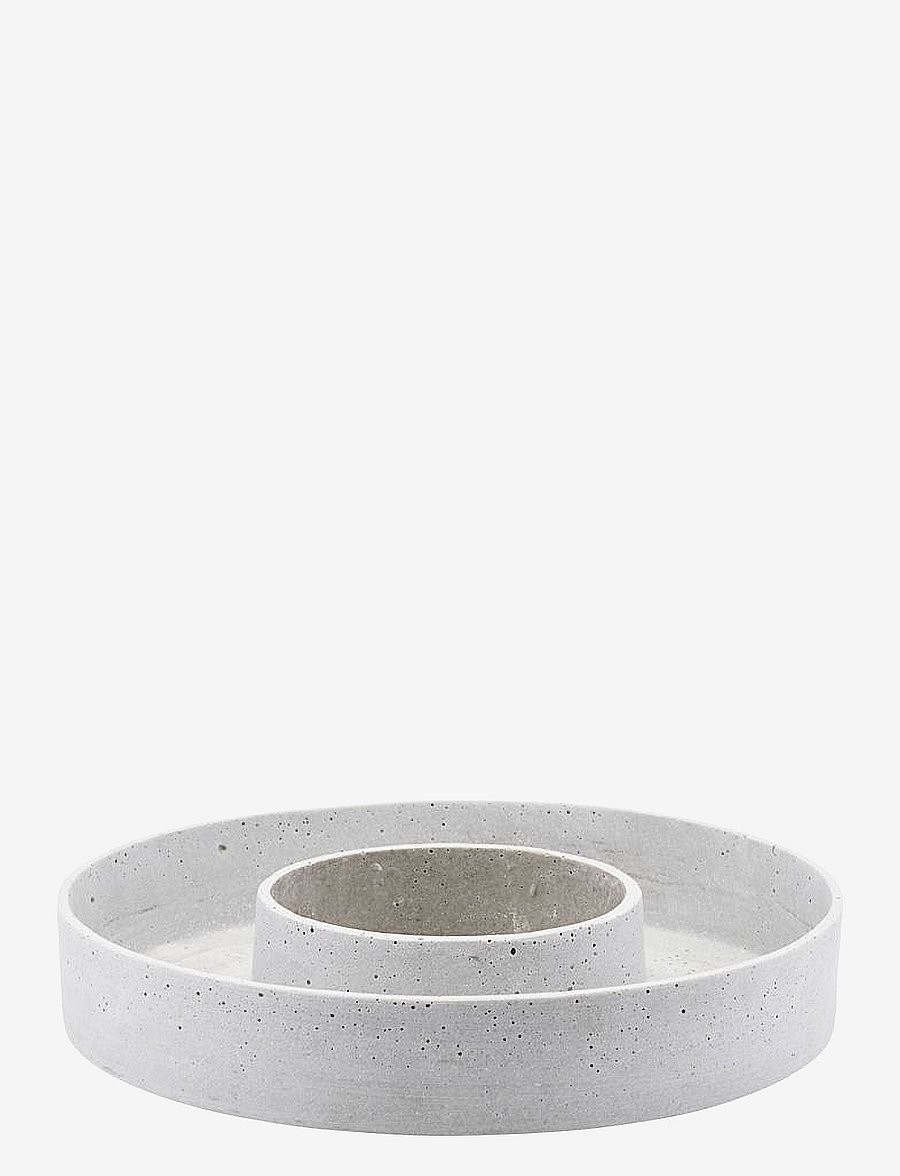 house doctor - Candle stand, HDThe Ring, Grey - madalaimad hinnad - grey - 0