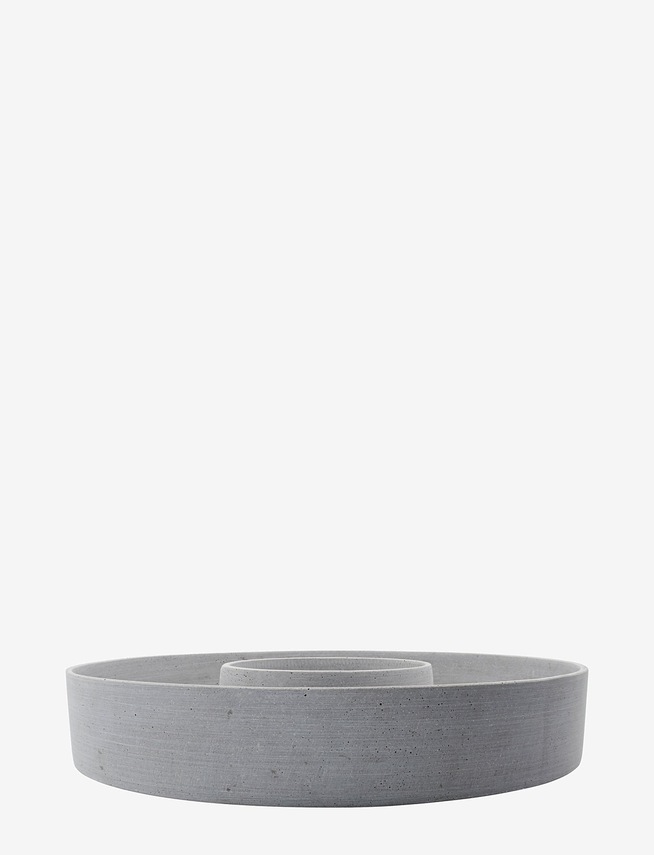 house doctor - Candle stand, HDThe ring, Grey - kynttilänjalat & kynttilälyhdyt - grey - 0