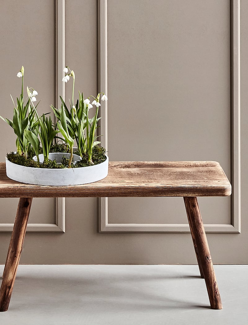 house doctor - Candle stand, HDThe ring, Grey - kerzenständer - grey - 5