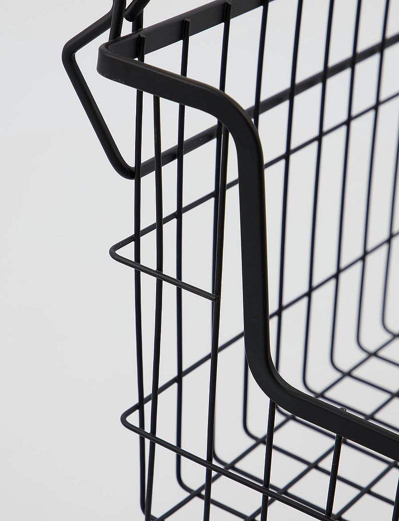 house doctor - Basket, HDTaw, Matte black - nach preis einkaufen - matte black - 3