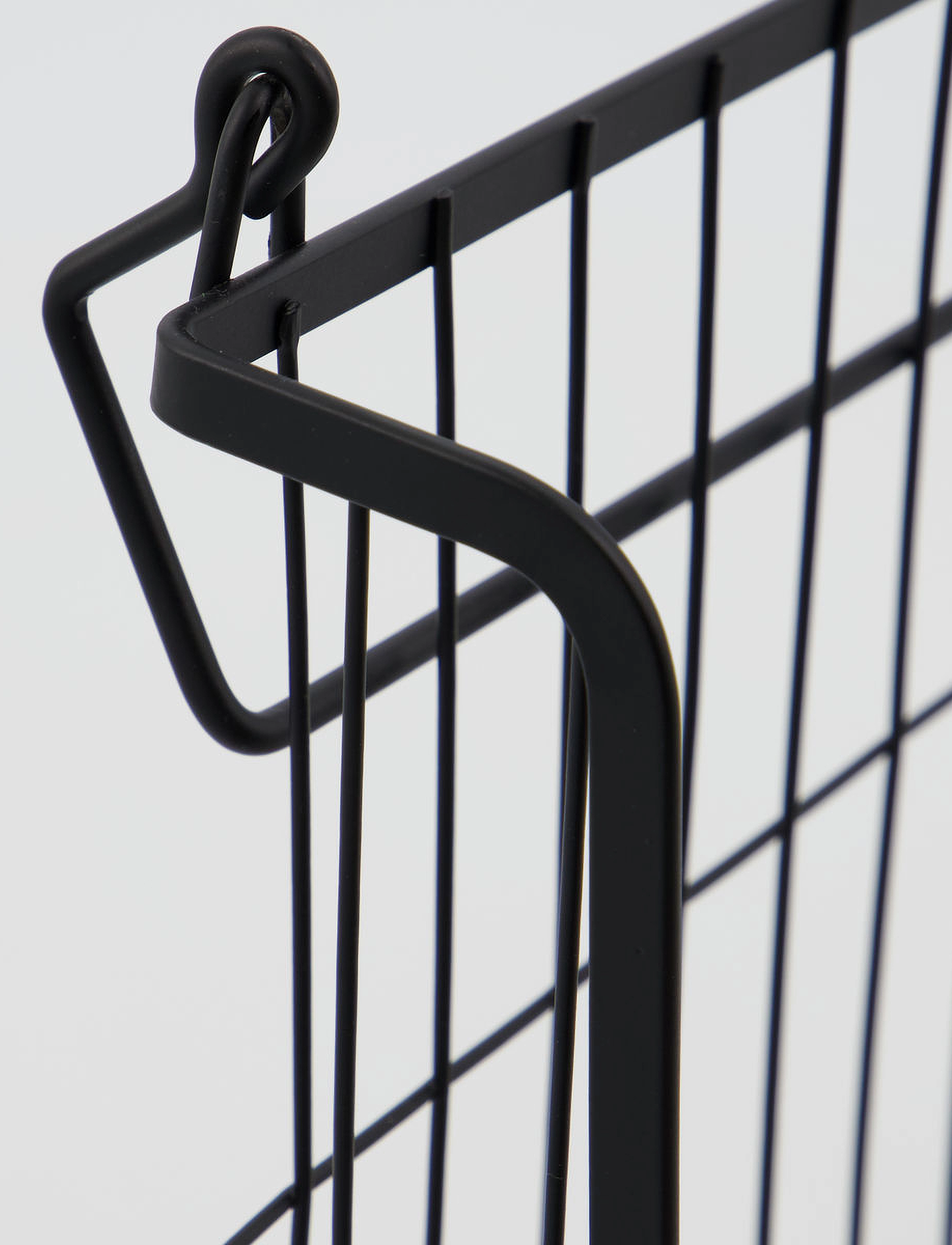 house doctor - Basket, HDTaw, Matte black - opbevaringskurve - matte black - 3
