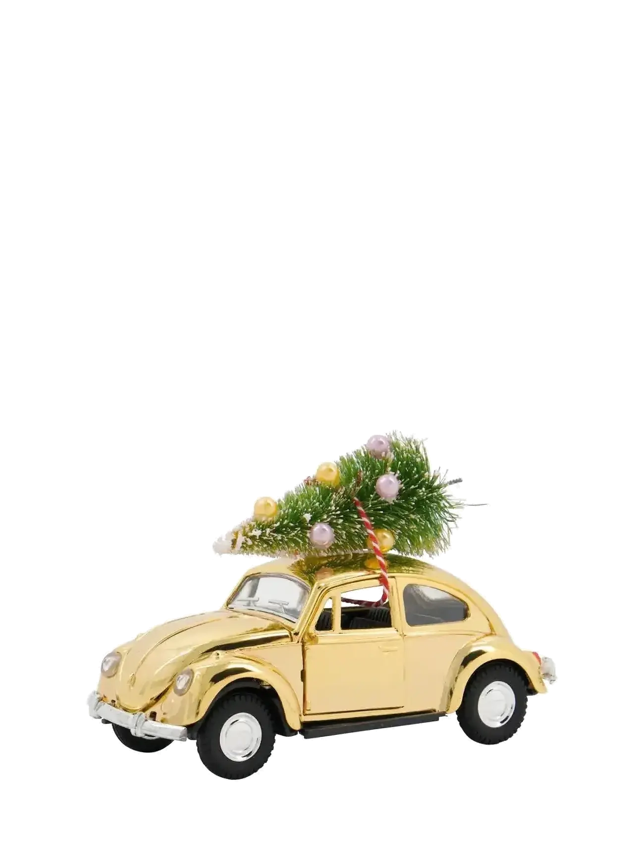 house doctor - Decoration, HDXmas car, Golden - jõulukaunistused - gold - 2