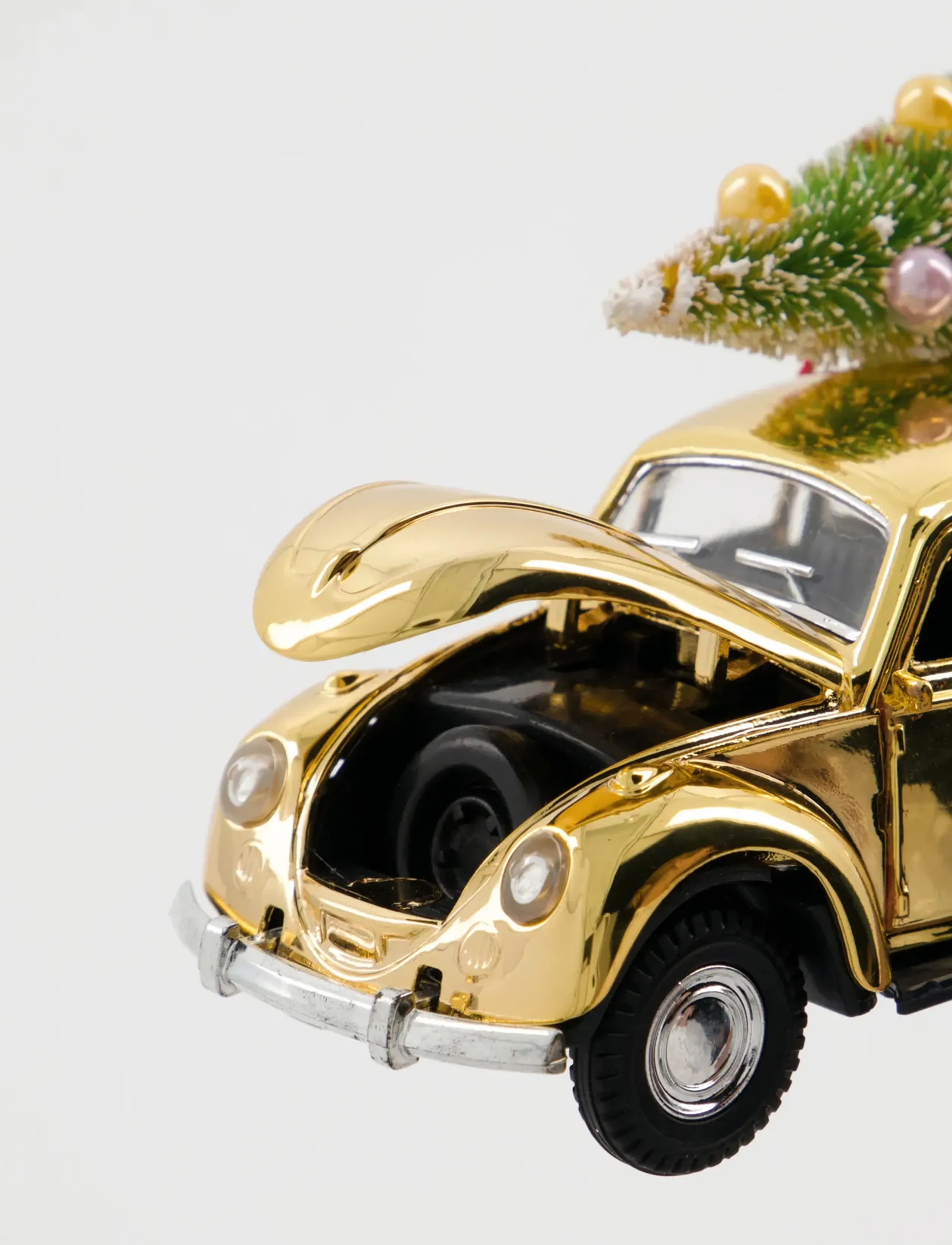 house doctor - Decoration, HDXmas car, Golden - jõulukaunistused - gold - 4