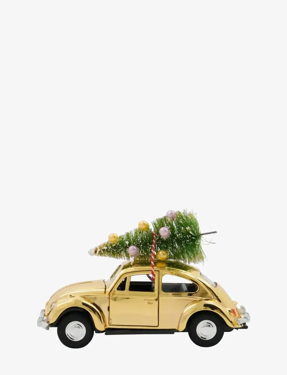 house doctor - Decoration, HDXmas car, Golden - jõulukaunistused - gyllen - 0