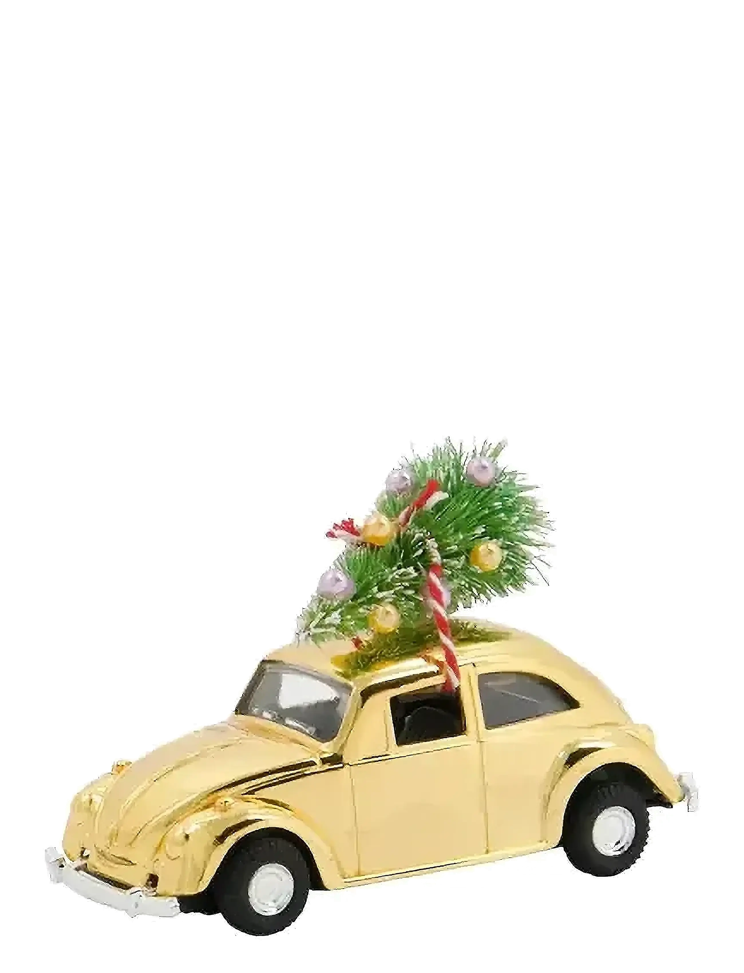house doctor - Decoration, HDMini Xmas car, Golden - gyllen - 2