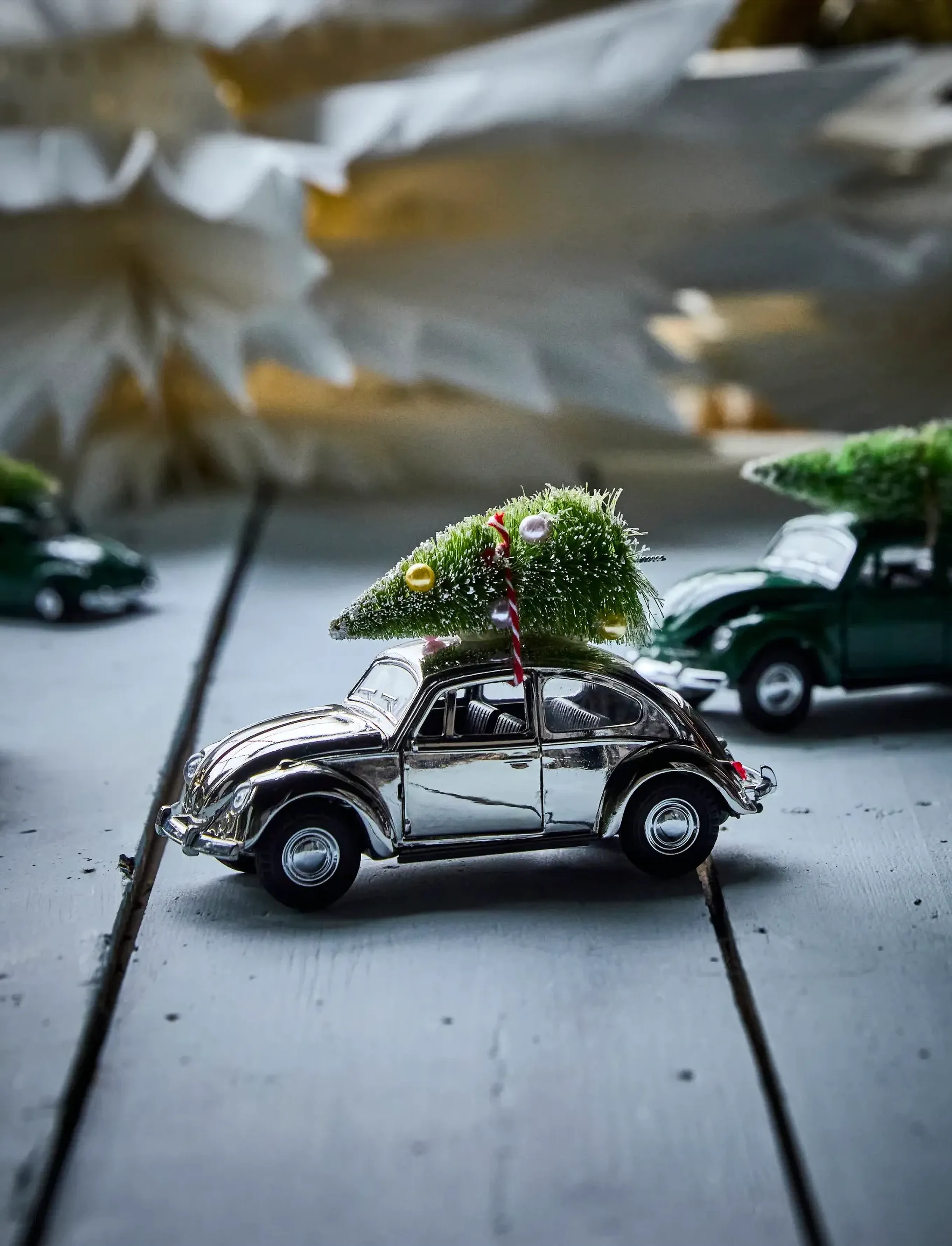 house doctor Decoration, Hdxmas Car, Silber,,,Silber Gr.12.5X5X8CM