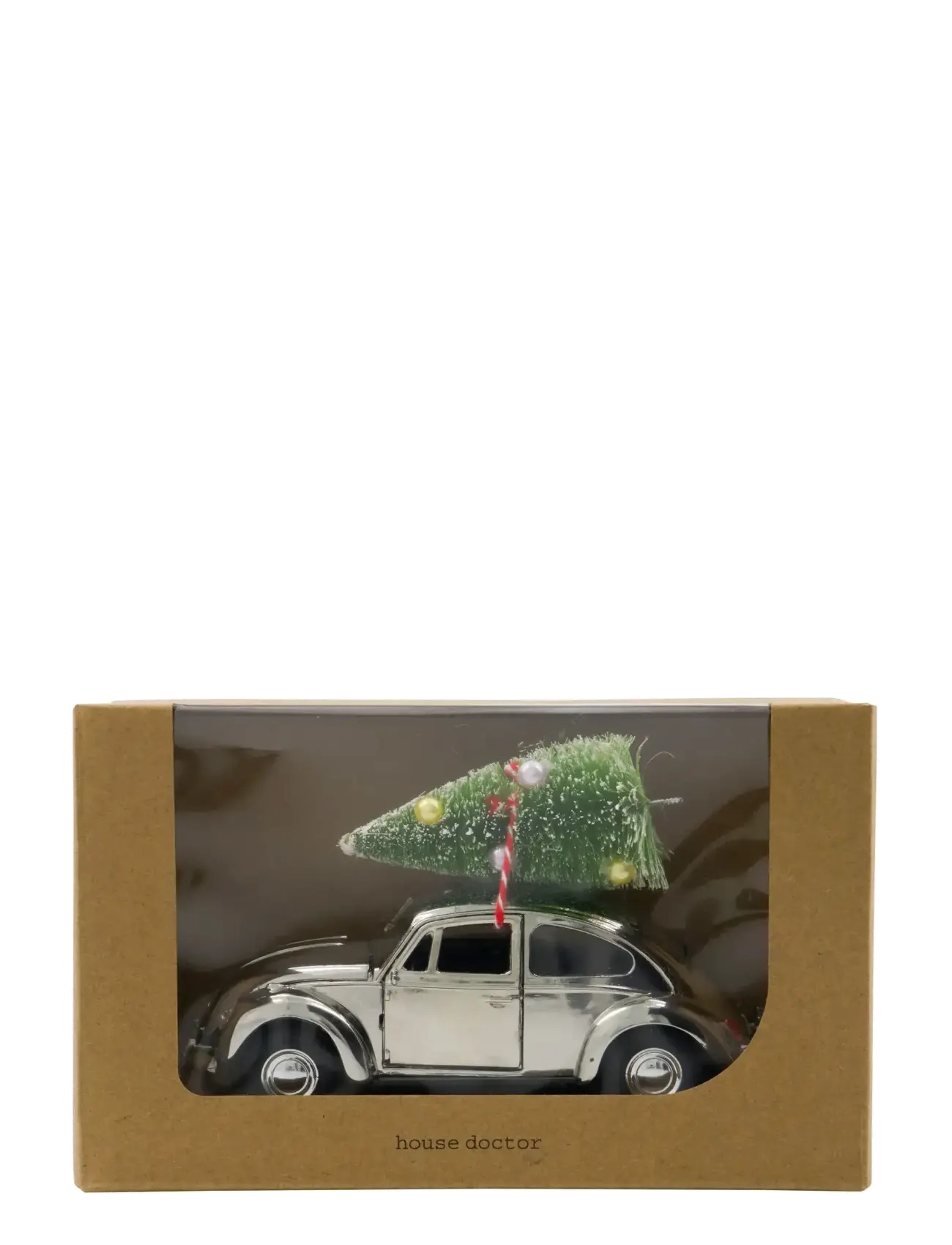 house doctor - Decoration, HDXmas car, Silver - jõulukaunistused - silver - 2