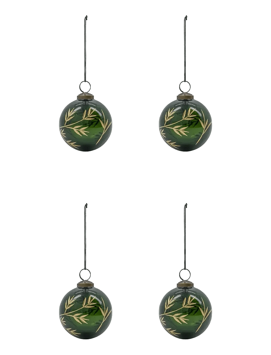house doctor - Christmas ornament, HDLeaf, Green, - green - 1
