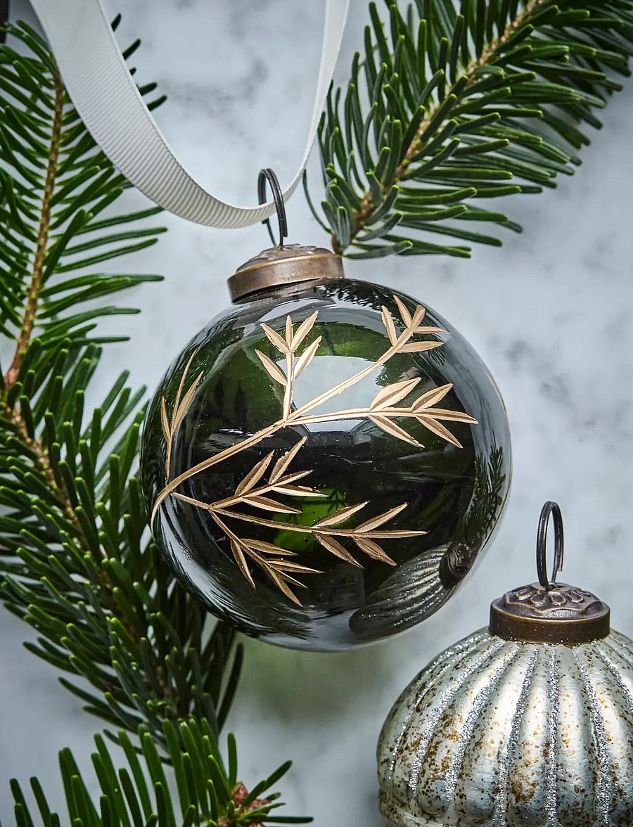 house doctor - Christmas ornament, HDLeaf, Green, - green - 0