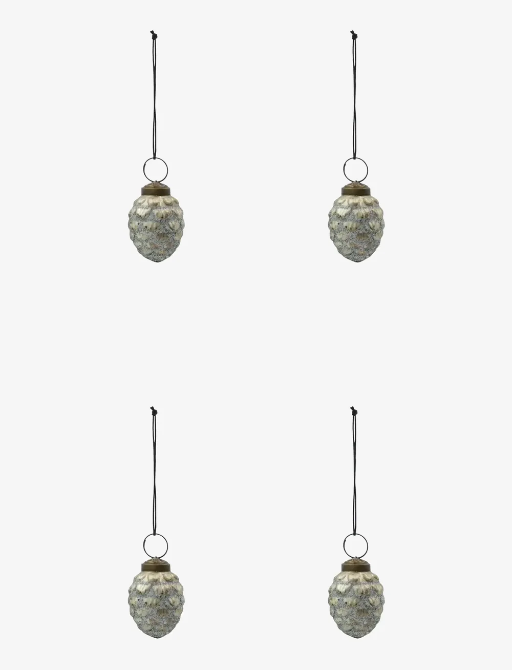 house doctor - Ornaments, HDCone, Antique silver - osta hinna alusel - antiksilver - 0