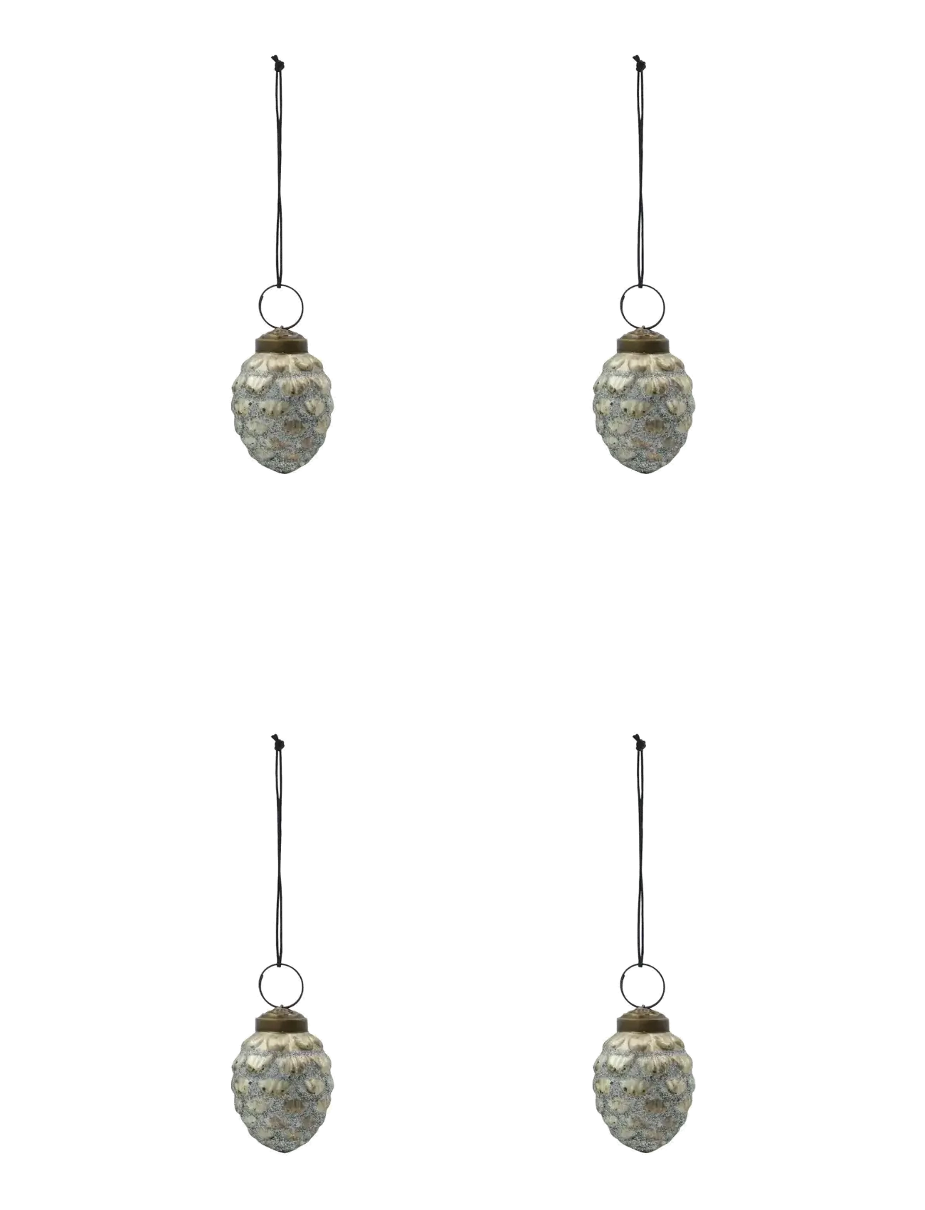 house doctor Christmas ornament, HDCone, Antique - Interior - SILVER / silver