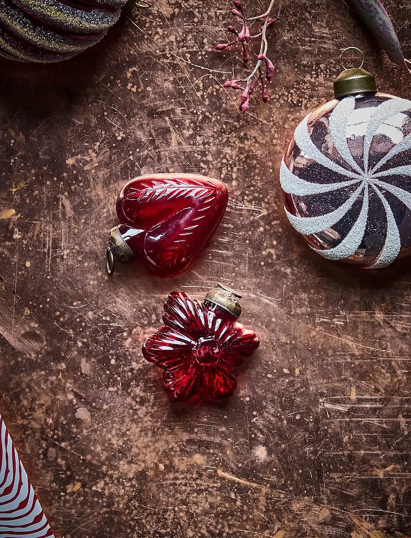 house doctor - Ornaments, HDHeart and Star, Red - madalaimad hinnad - rÖd - 3