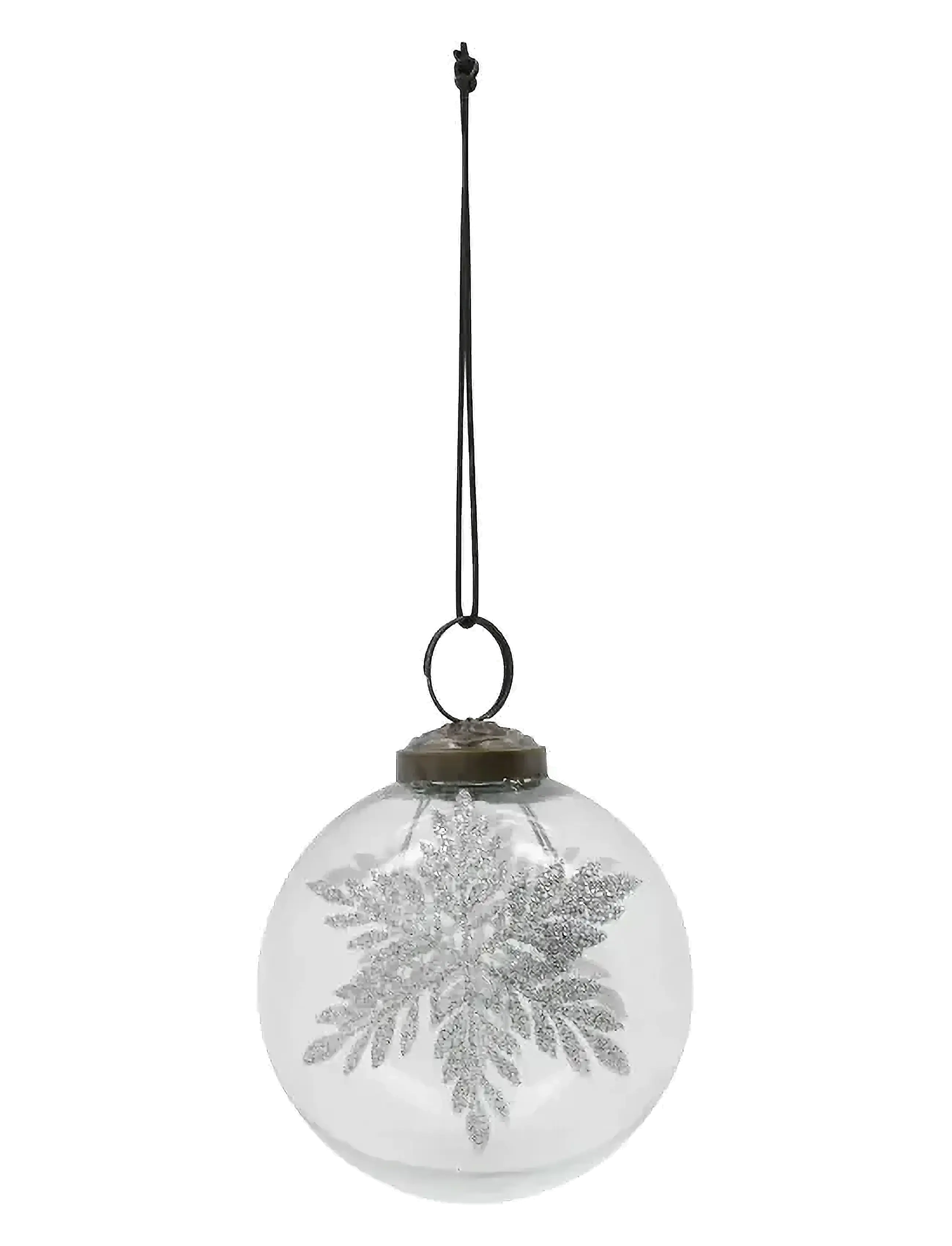 house doctor - Julepynt, HDSnowi, Klar;Sølv - klar, silver - 2