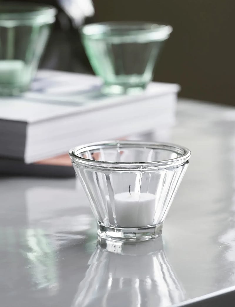 house doctor - Tealight holder, Fren, Clear - teeküünlahoidjad - clear - 0