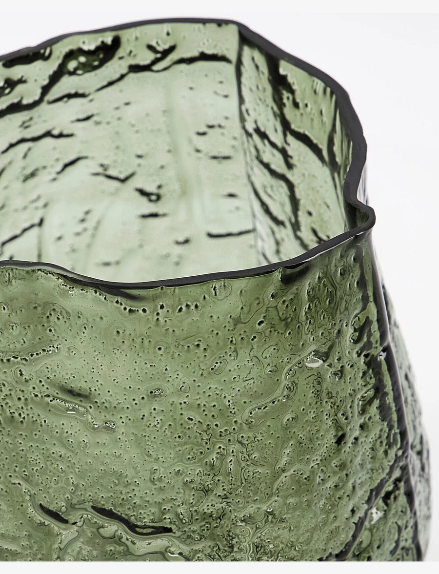 house doctor - Vase, Moun, Dark Green - dark green - 1