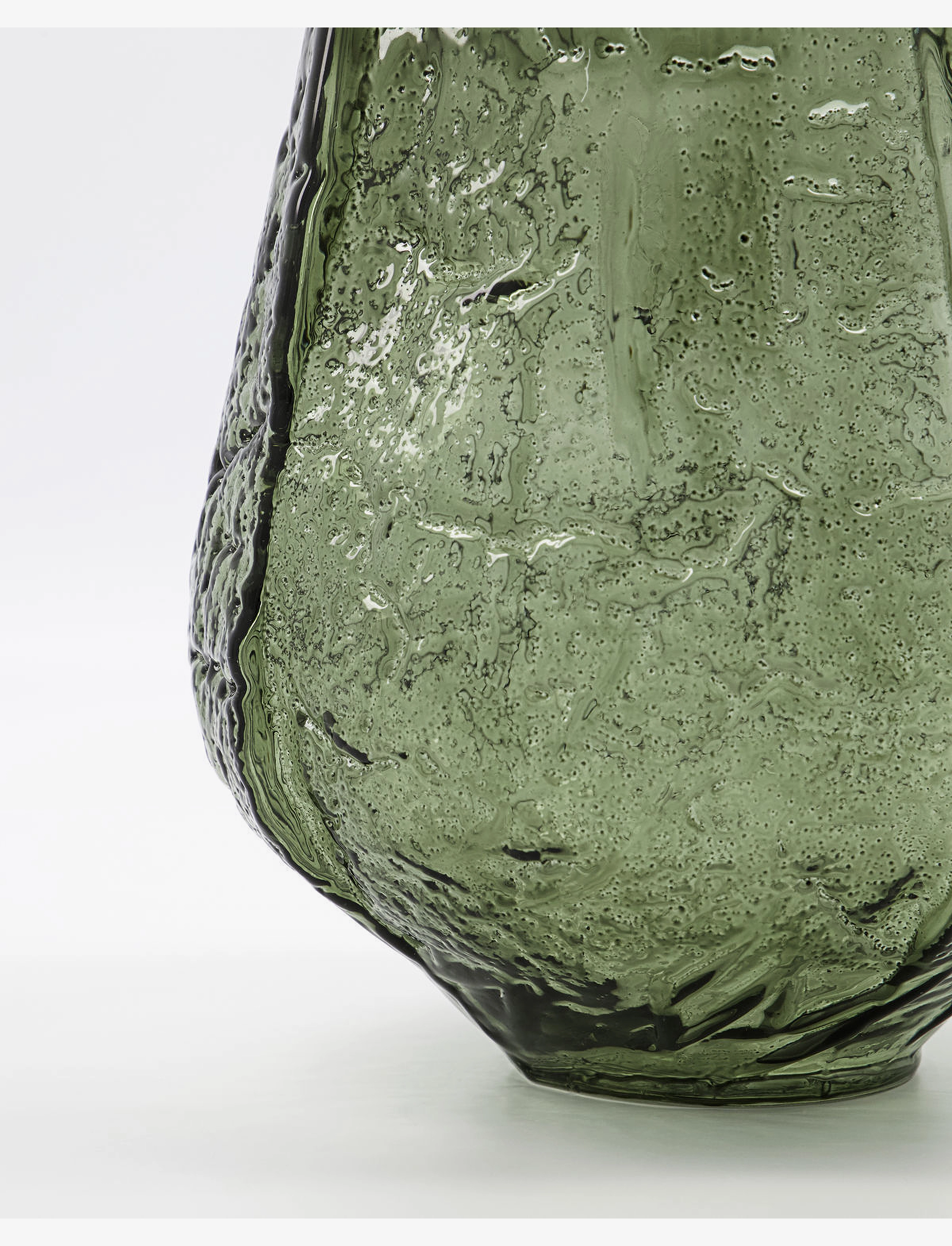 house doctor - Vase, Moun, Dark Green - dark green - 2