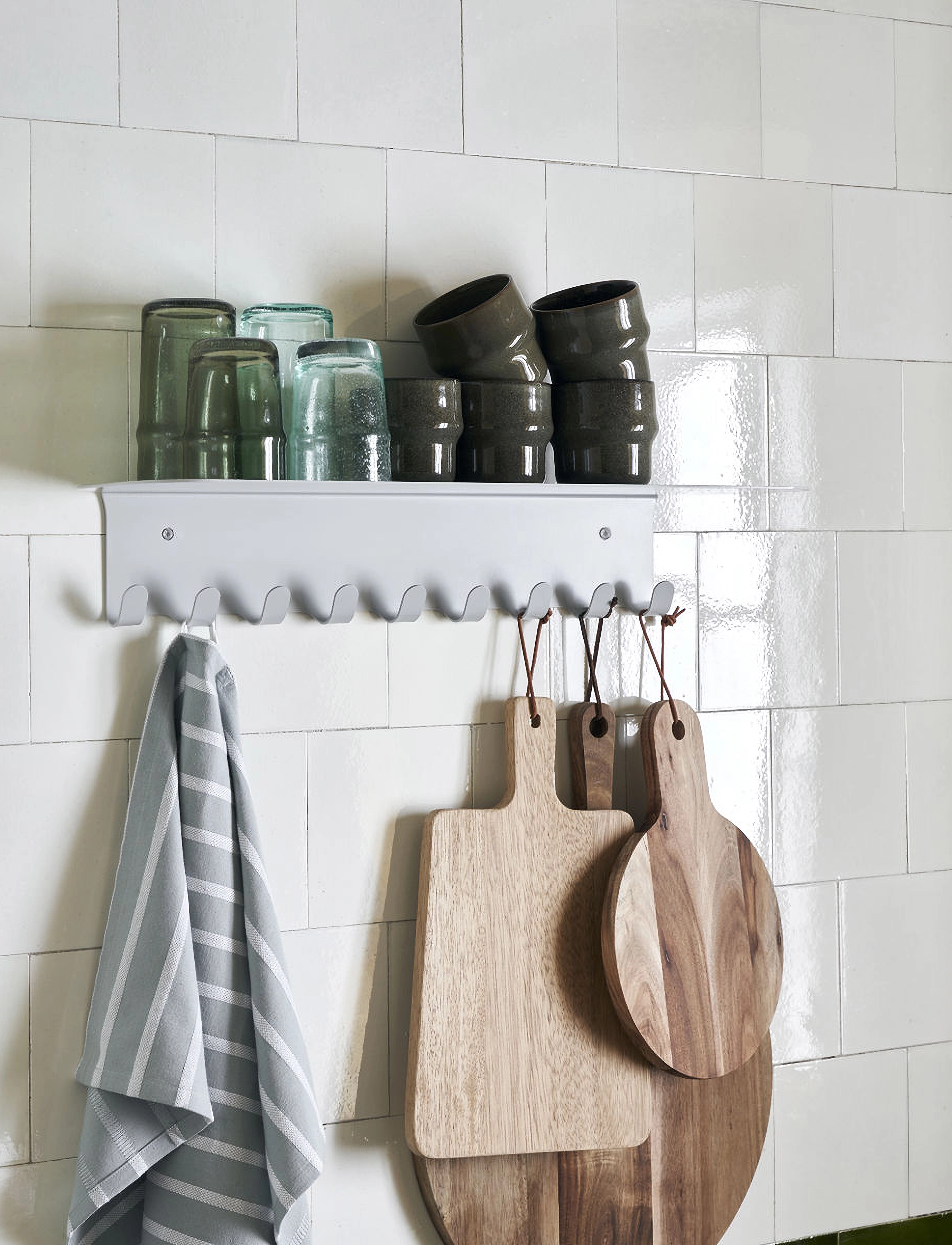 house doctor Coat Rack, Hdbook, Light Grey, One Size, Grey, Opbevaring > Knager Og Knopper, Unisex