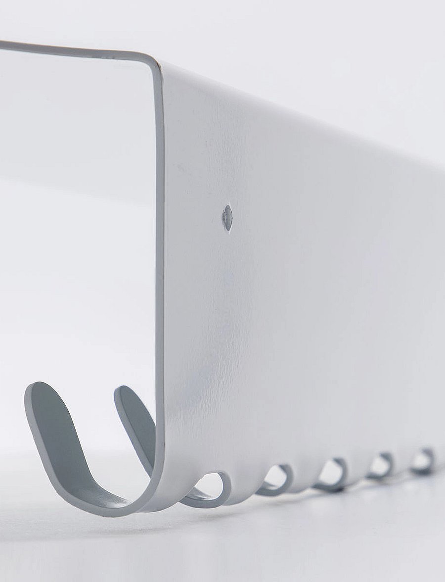 house doctor - Coat rack, HDBook, Light grey - haken & knöpfe - light grey - 4