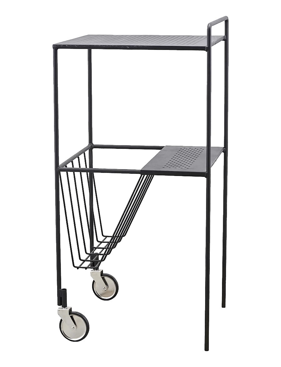 house doctor - Trolley, HDUse, Black - riiulkärud - black - 1