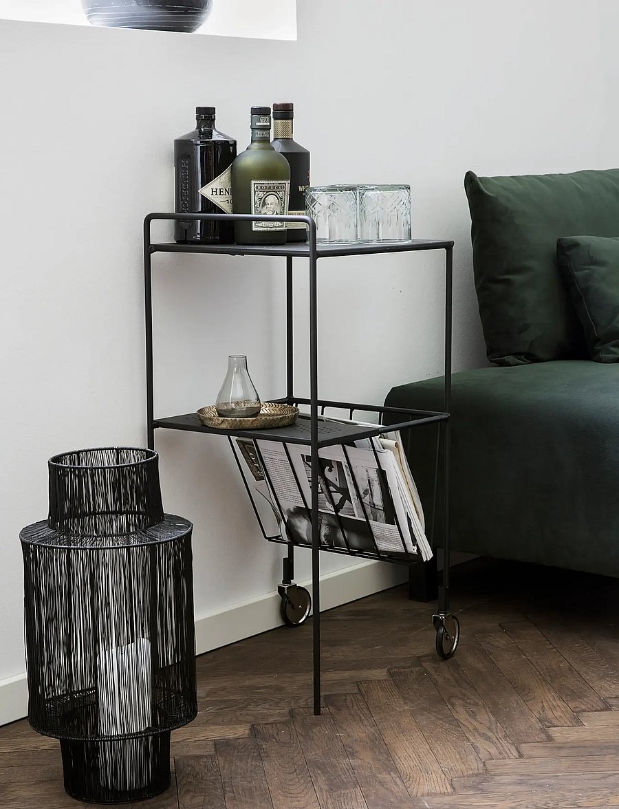house doctor - Trolley, HDUse, Black - riiulkärud - black - 0