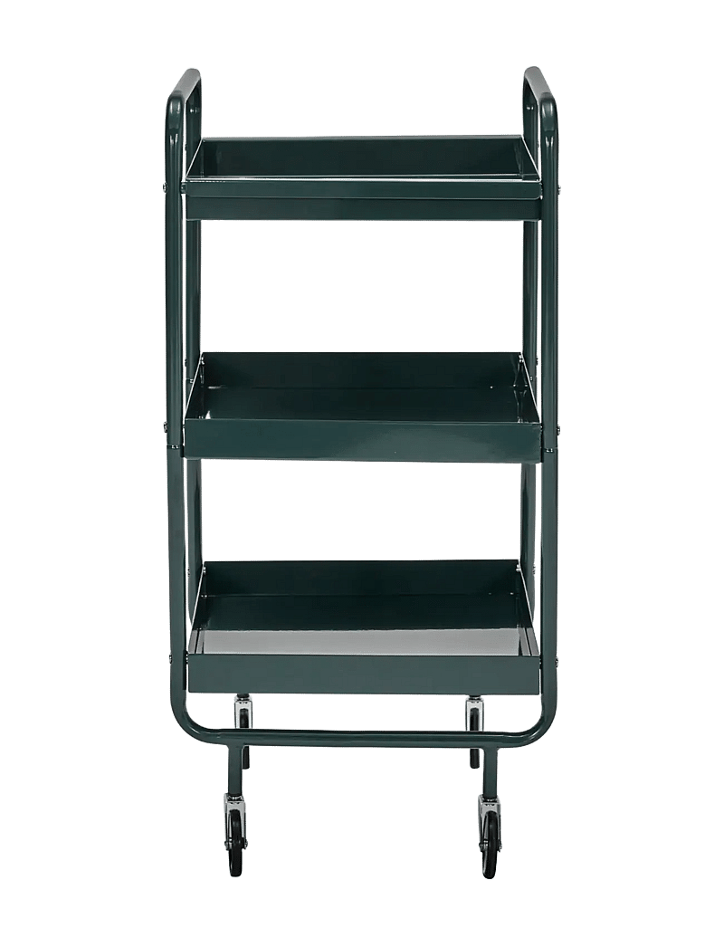 house doctor - Trolley, HDRoll, Dark green - tischwagen - dark green - 0