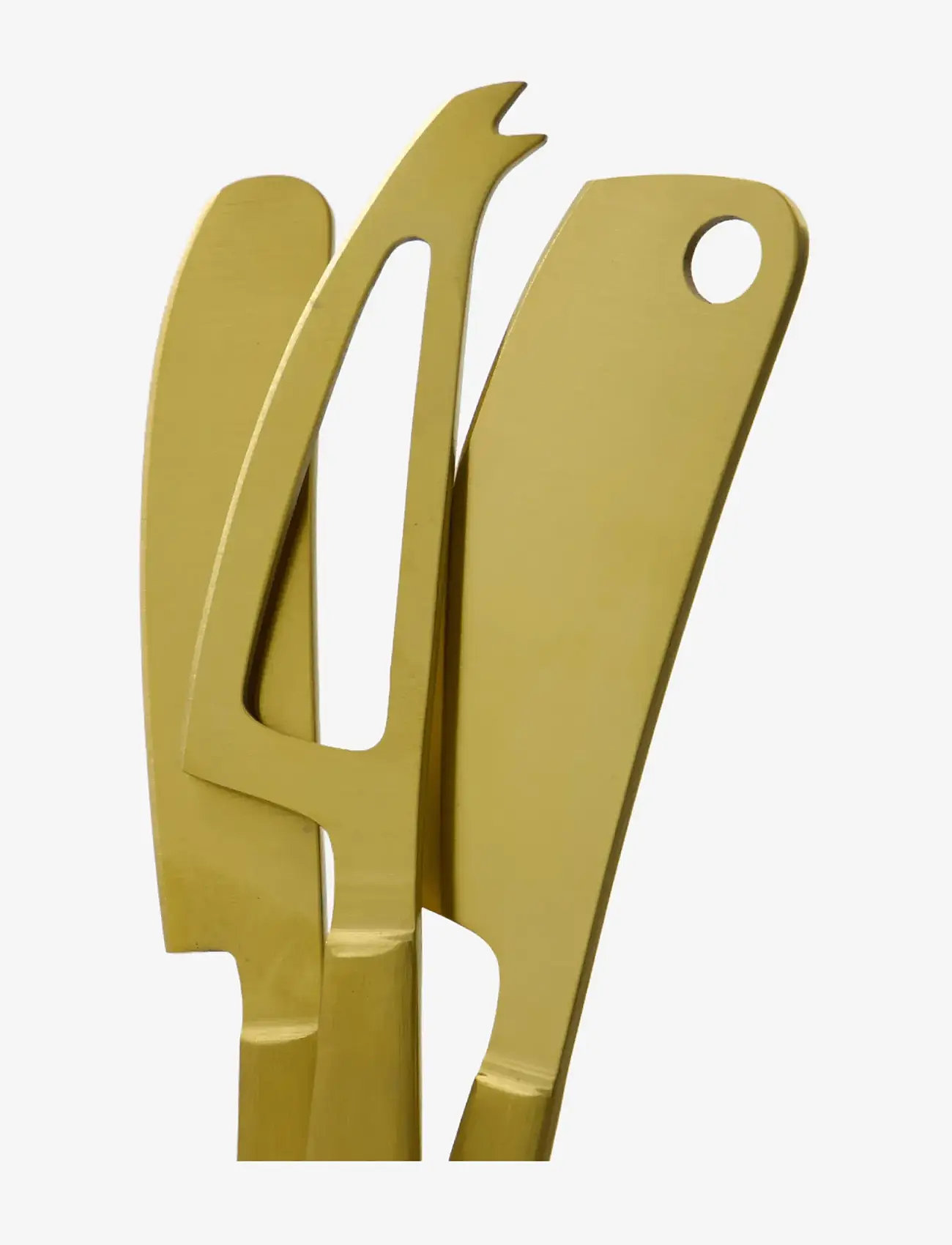 house doctor - Cheese knives, HDCheese, Golden - käsemesser - golden - 1