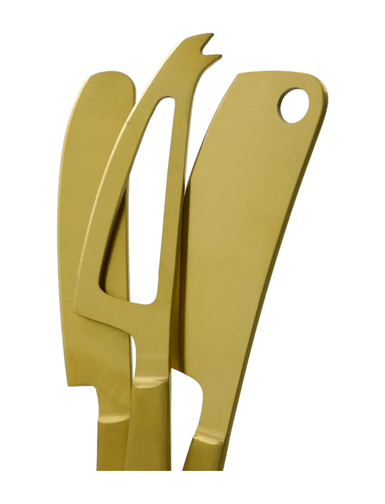 house doctor - Cheese knives, HDCheese, Golden - couteaux à fromage - golden - 1