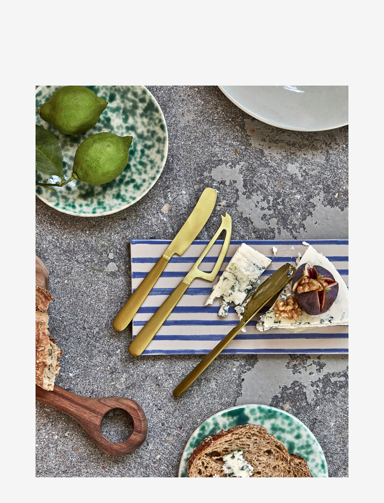 house doctor - Cheese knives, HDCheese, Golden - käsemesser - golden - 2