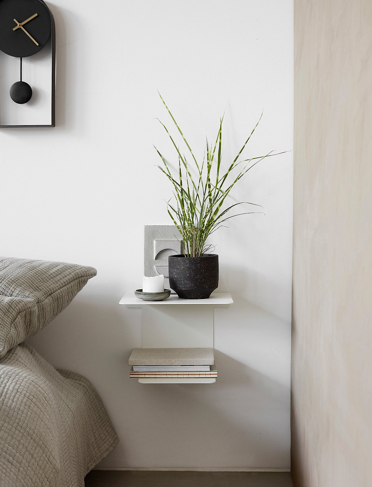 house doctor Hylde, Hdbook, Hvid, One Size, White, Møbler > Hylder, Unisex