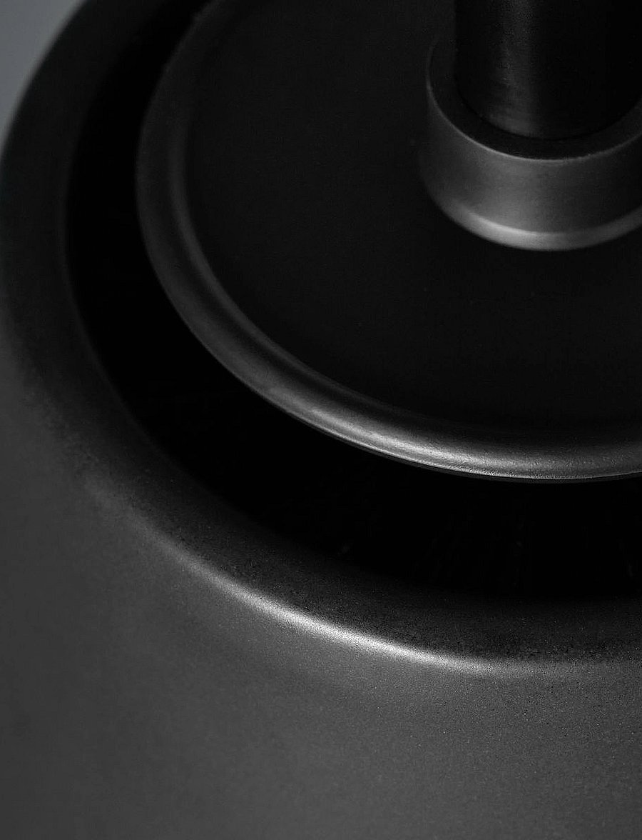 house doctor - Toilet brush, HDEdga, Black - wc-harjad ja ämbrid - black - 2
